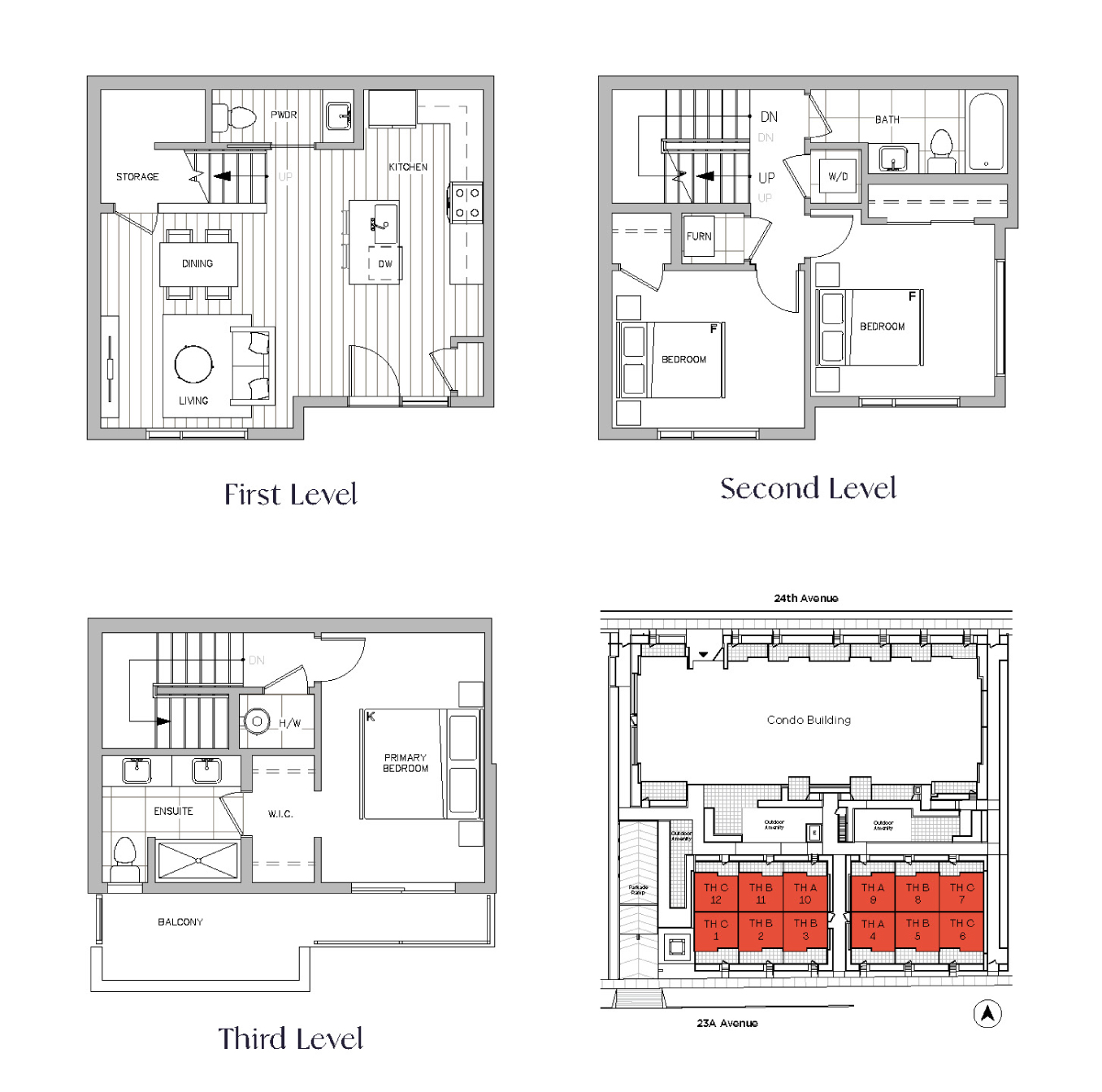 A/B/C floor plan