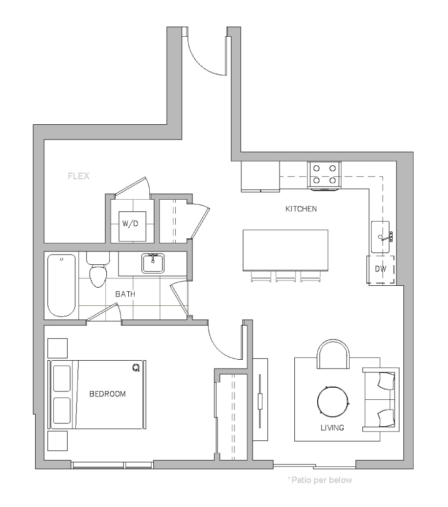 B floor plan