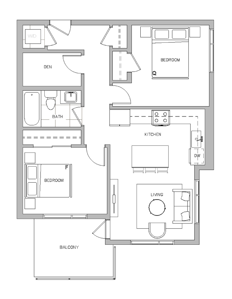 K floor plan