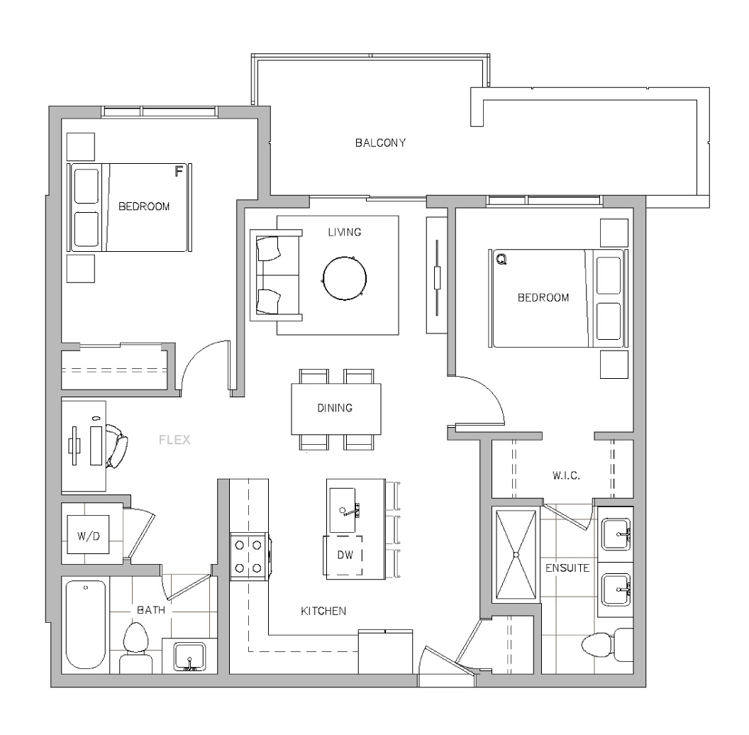L floor plan